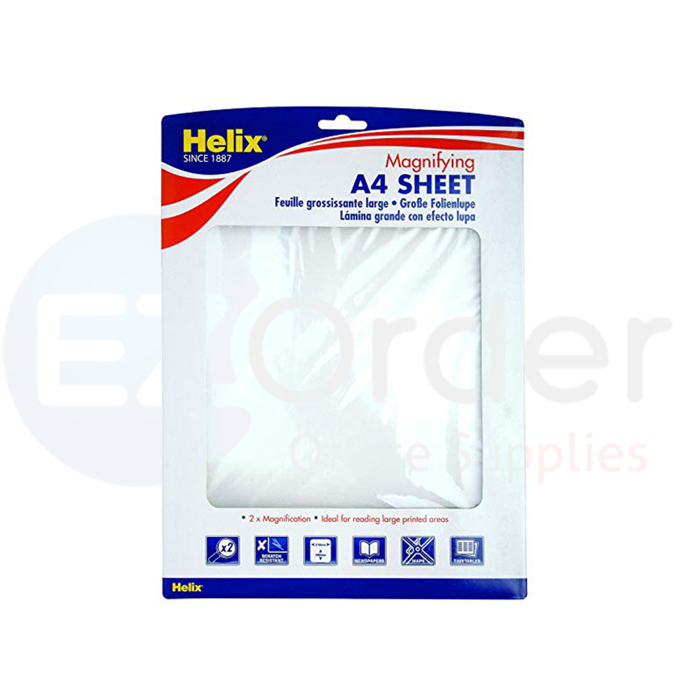 HELIX A4 magnifying sheets pack/2