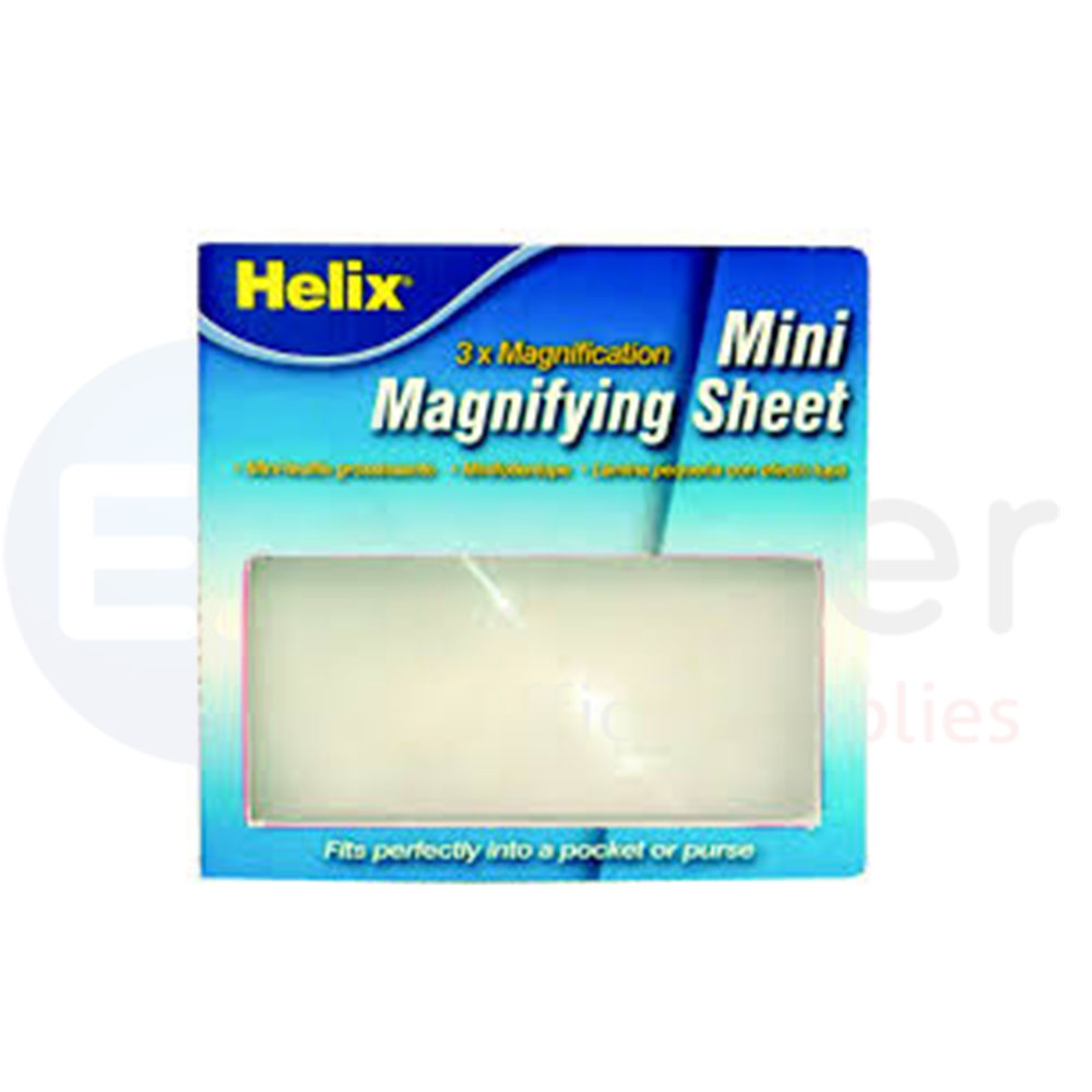 HELIX 55*85MM magnifying sheets pack/3