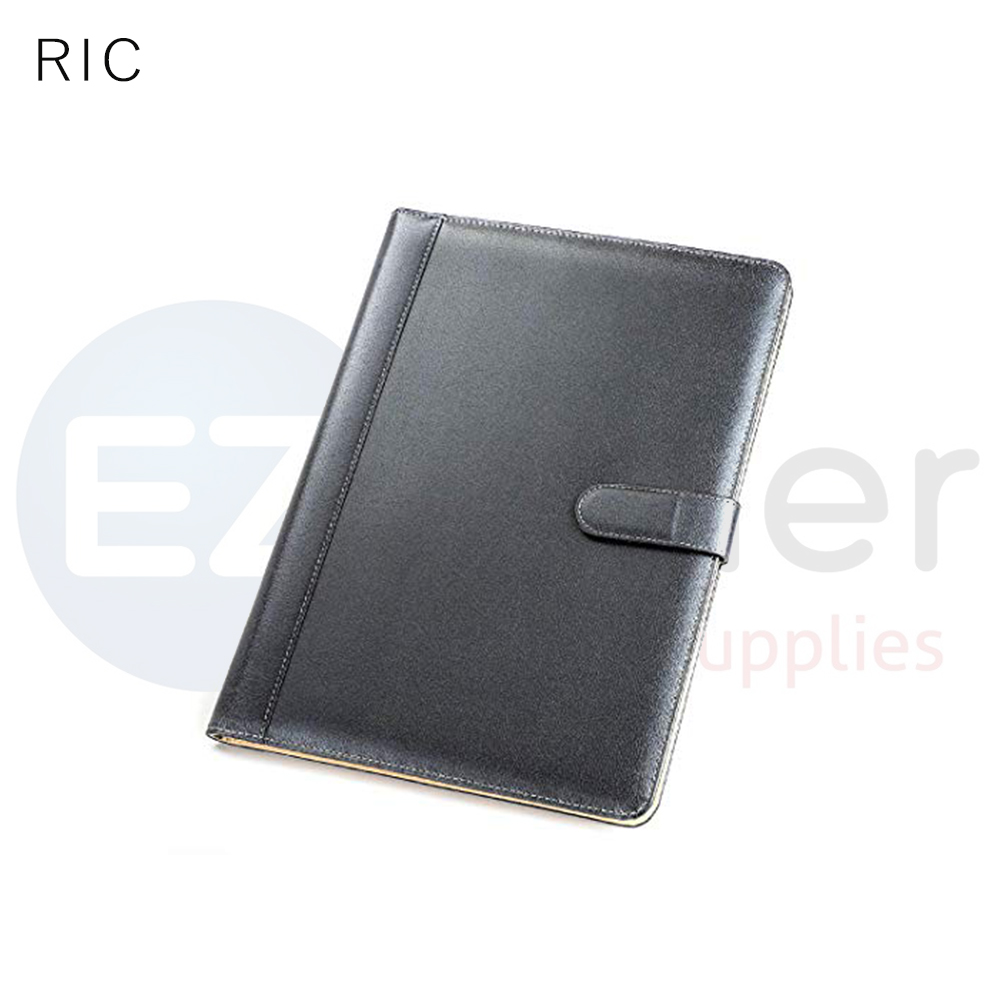 RIC Leather portfolio W/A5  pad ,CD,USB& bus card  holder