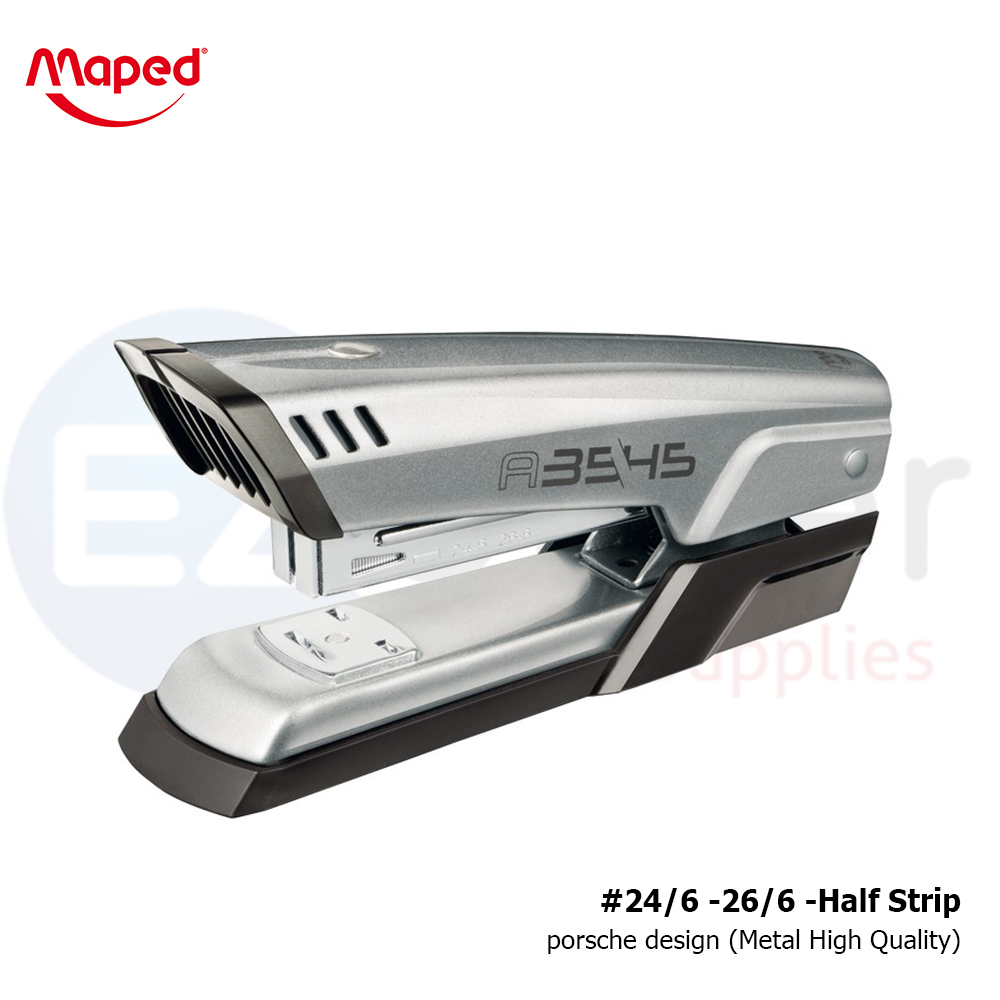 MAPED Porsche design stapler 24/6, Capacity 25sheets,  half strip