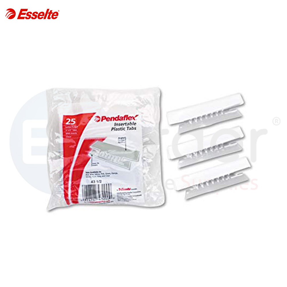 Insertable tabs and label clear(25/pack)