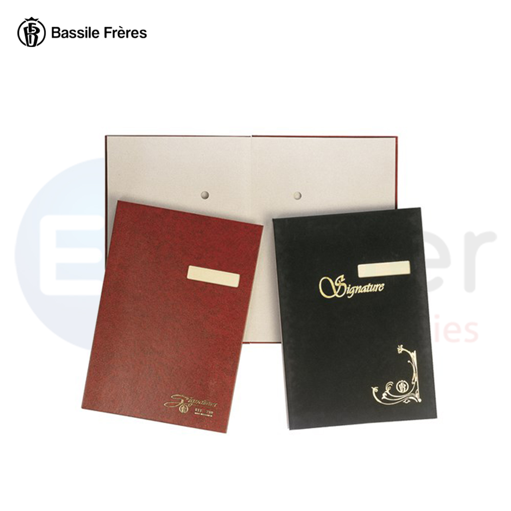 +#Signature book,17 divisions Coated board cover,  BF-210