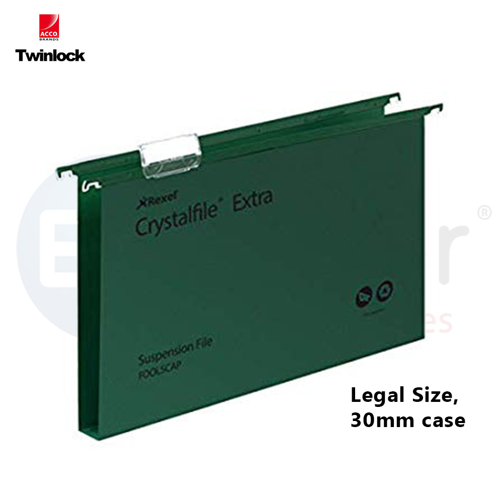 +REXEL CRYSTALFILE,legal 30mm case
