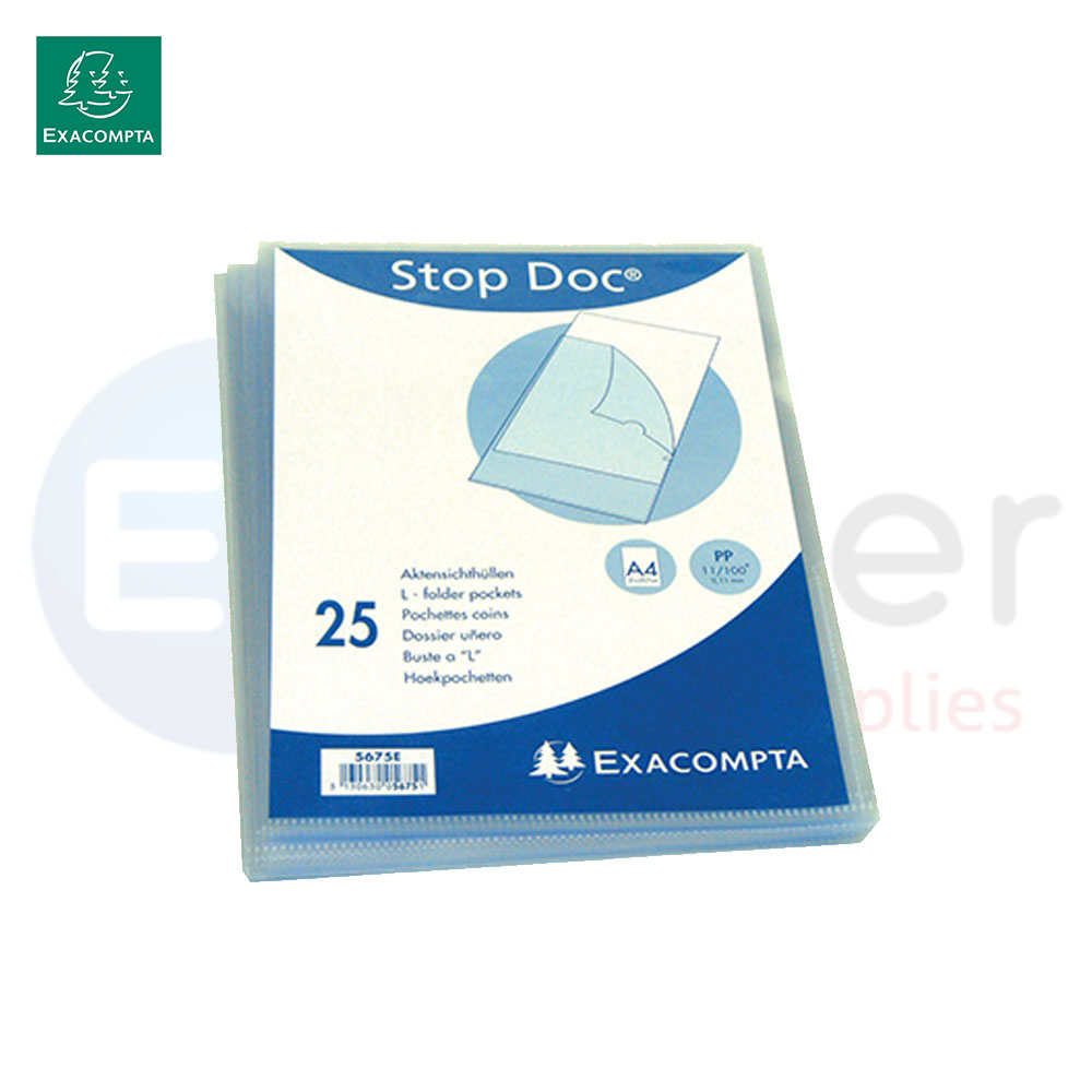 Exacompta Sh. protector stop document ,A4 size,1