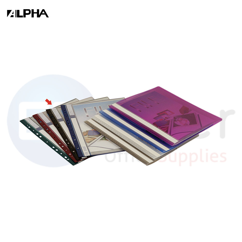 Alpha special display album 10 pockets punched