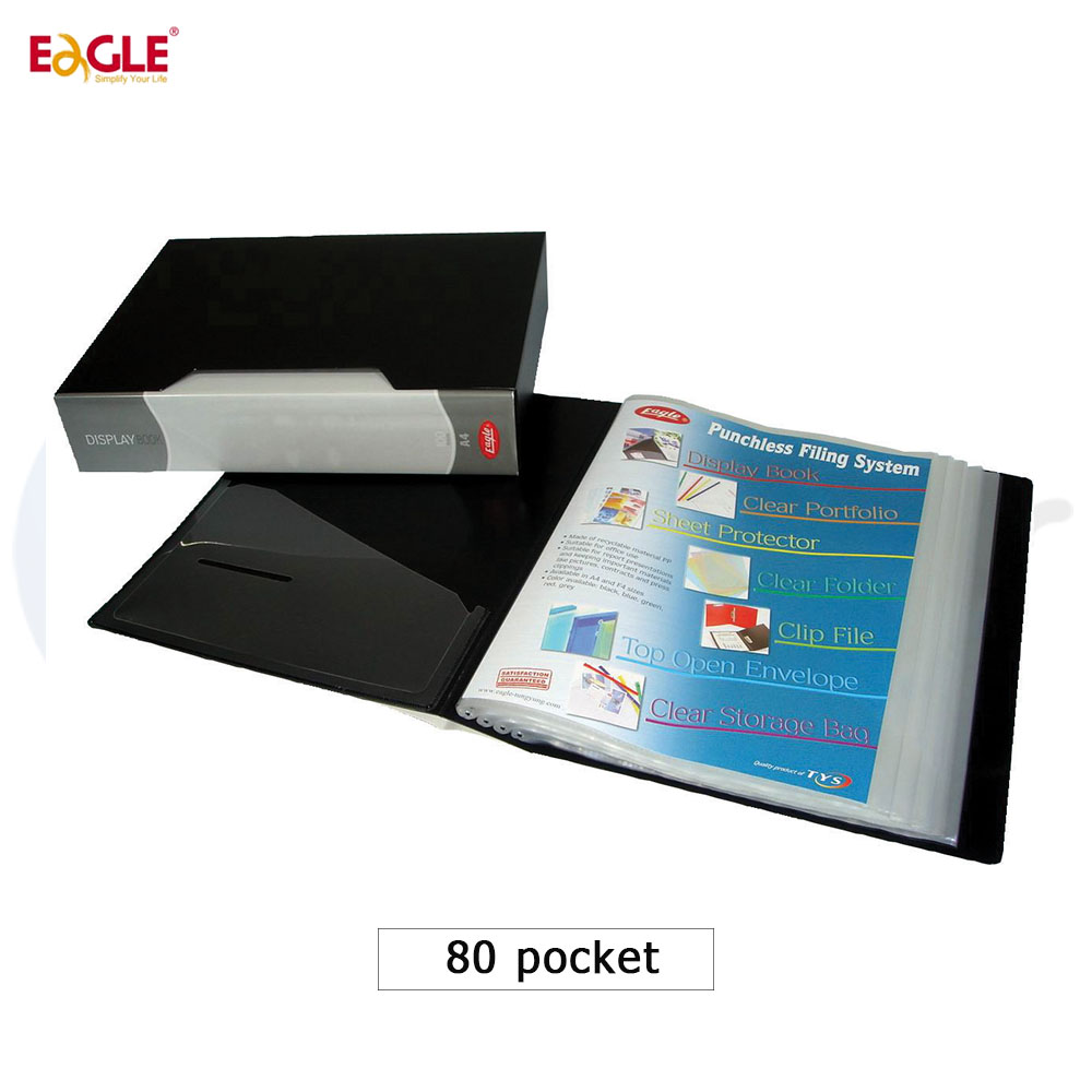 Eagle display album 80 sheets w/case