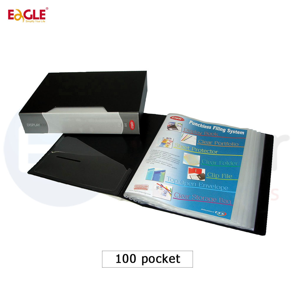 Eagle display album 100 sheets w/case