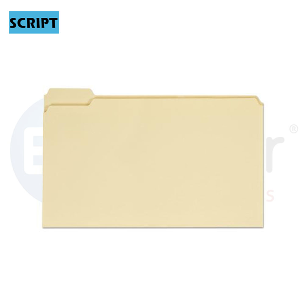 SCRIPT  Manila File folders A4 1/5cut 240 gr