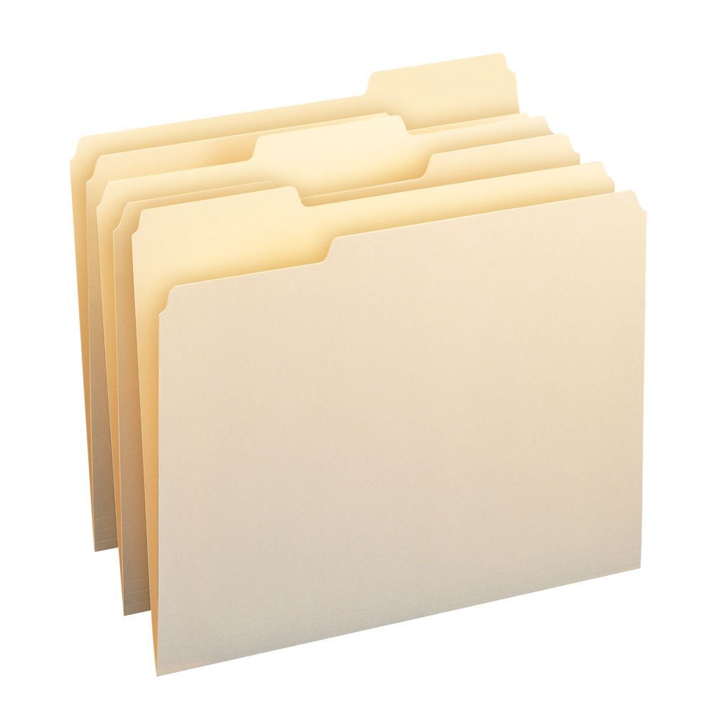 +Manila file folders,A4 1/3 cut,(99/box)