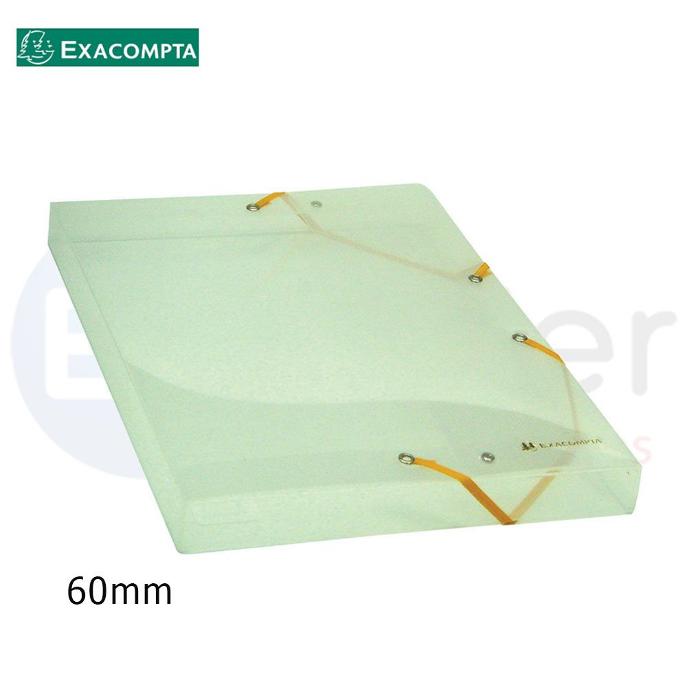 Exacompta PP Portfolio,60mm width,transparent