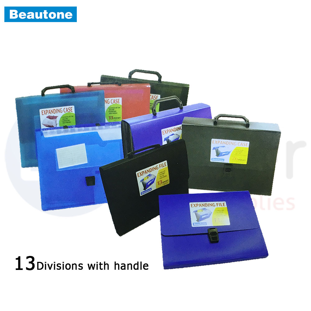 #Beautone expanding file 13 divisions w/handles