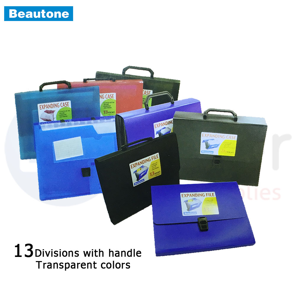 Beautone expanding file 13divisions w/handles