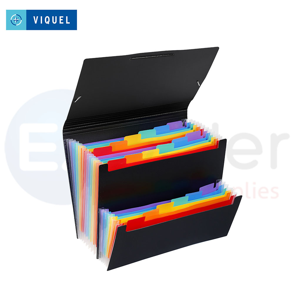 Viquel  expanding file with 2 sizes colored sep.