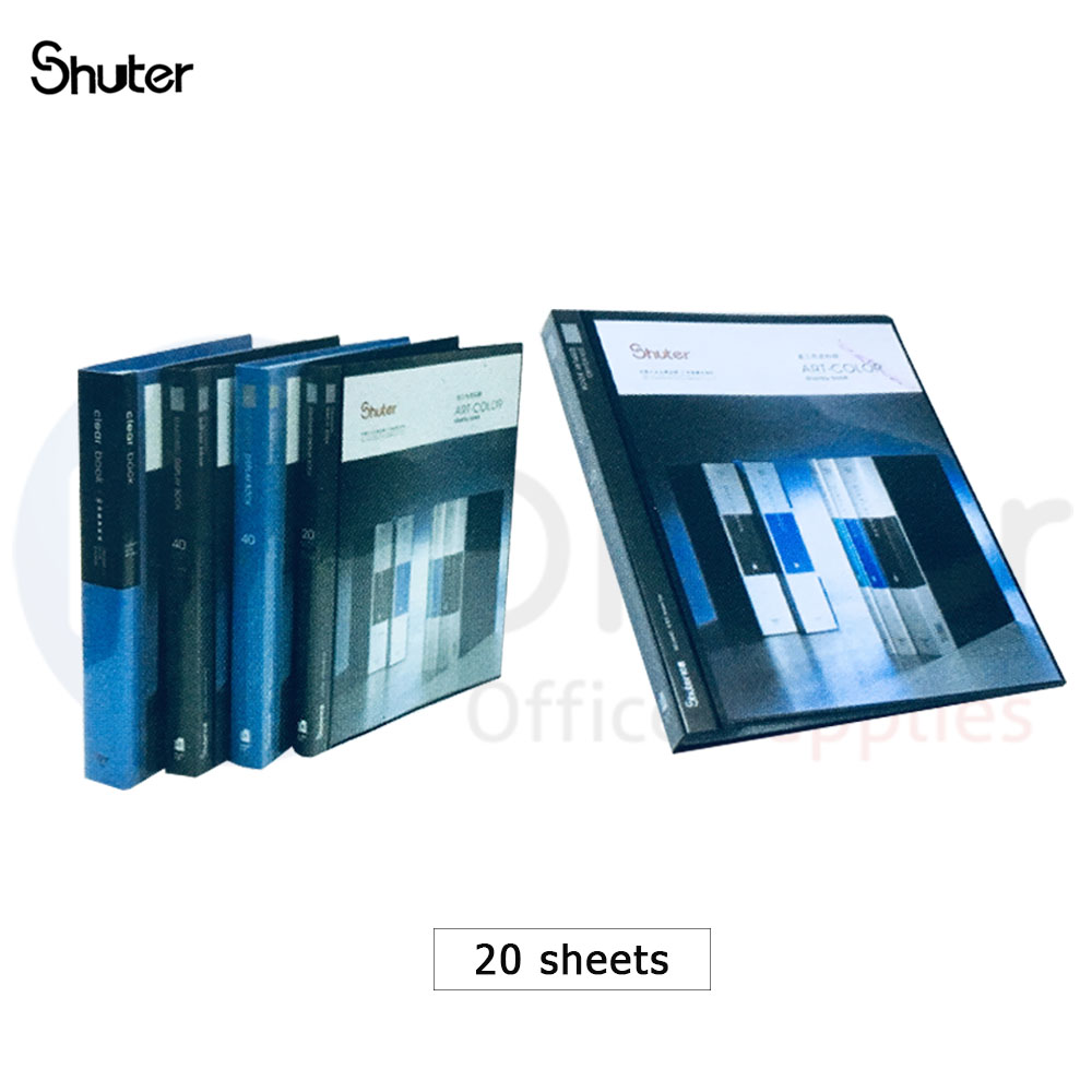 Shuter display album 20 pockets w/ cover