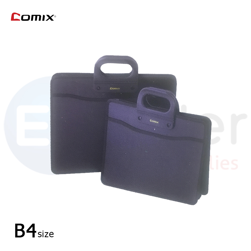 COMIX Carry portfolio B4 size Black color