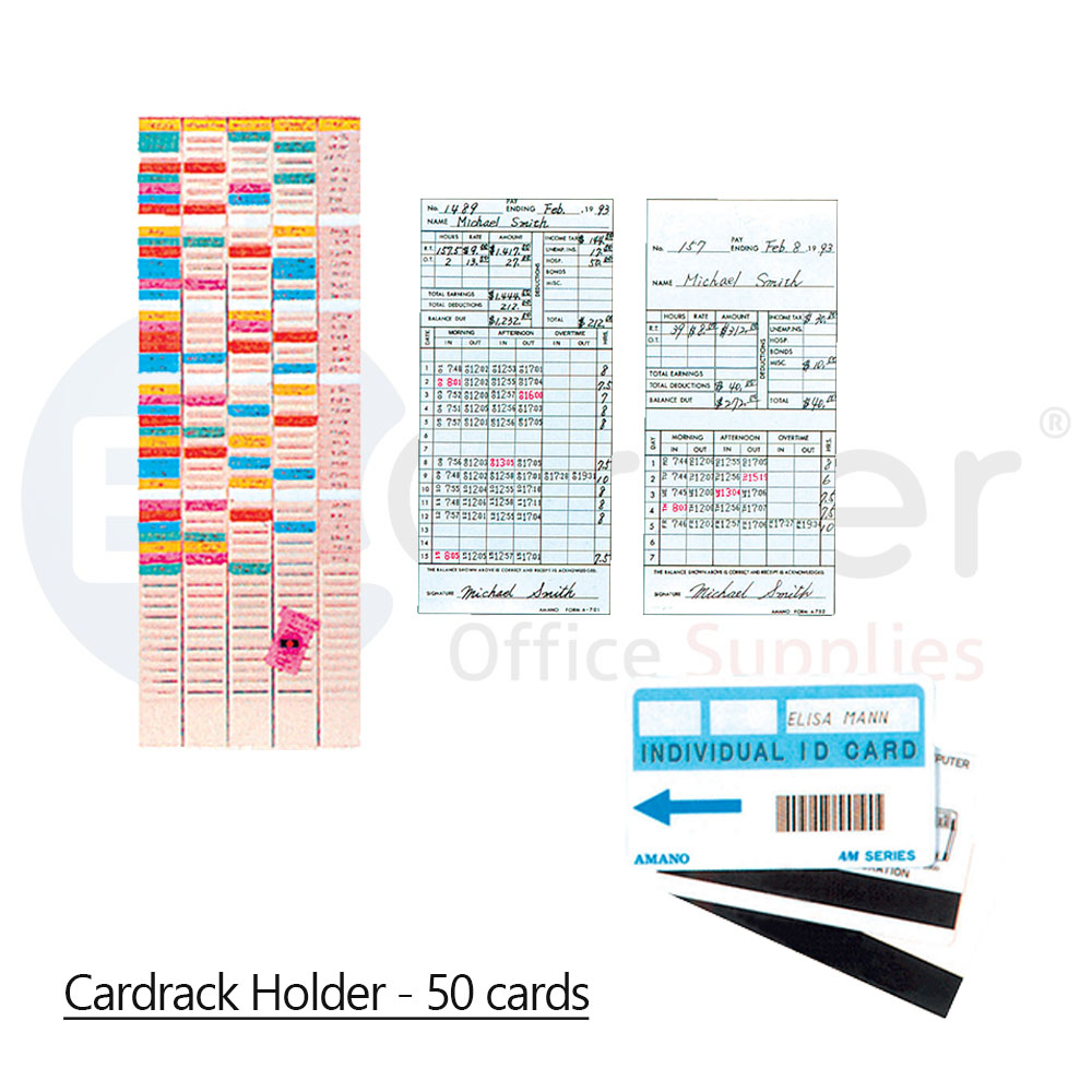 Metal Cardrack holder for 50 cards