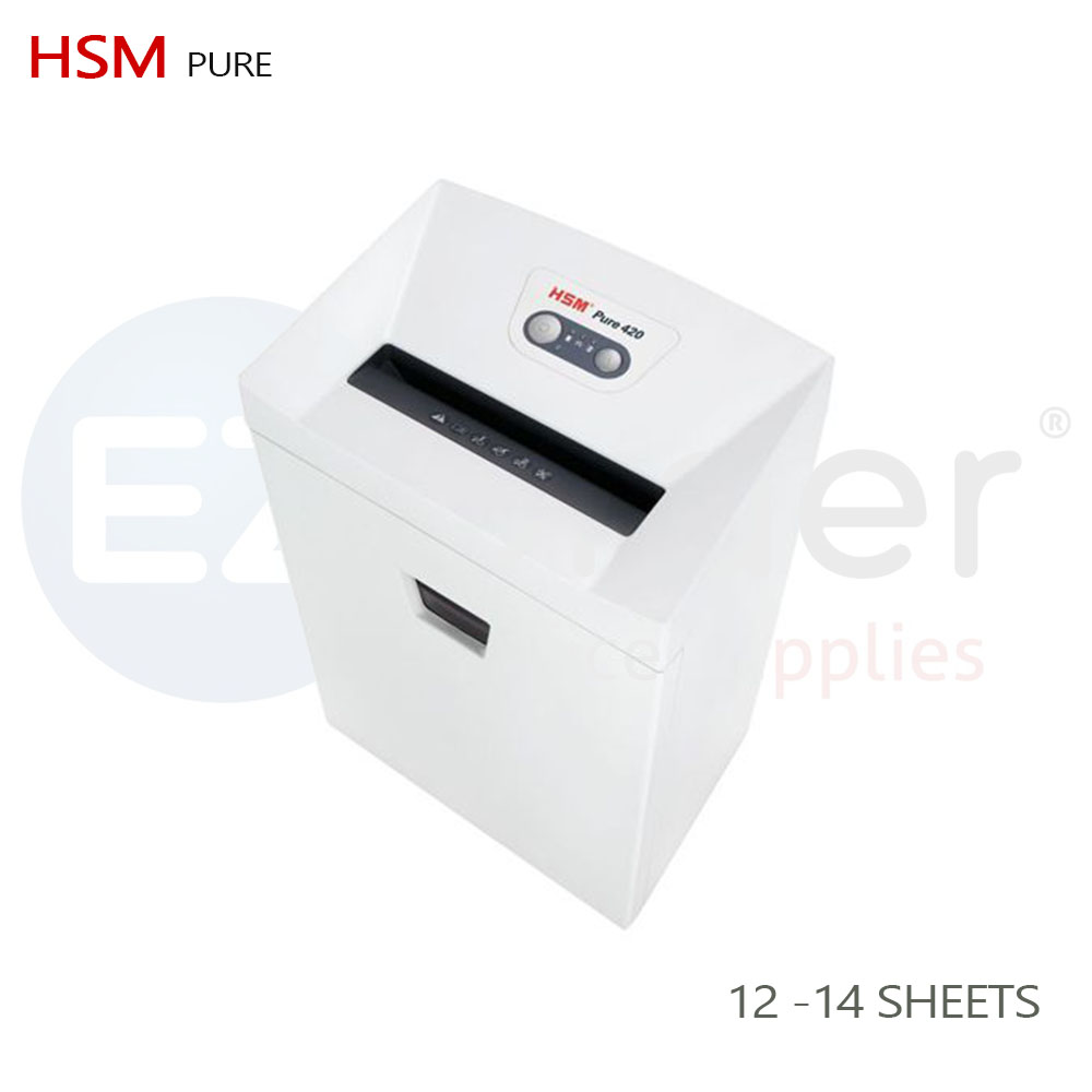 HSM PURE 320S4 shredder machine, 3.9mm