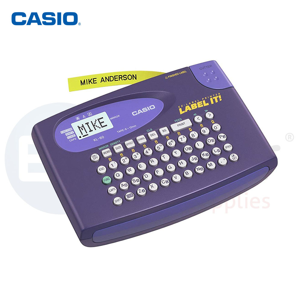 +Casio Labelling machine, KL130, Cassete size-6/9/12/18mm