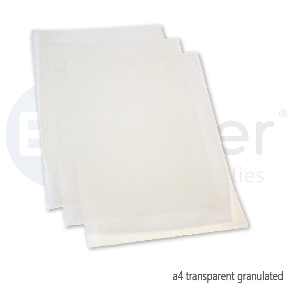 Binding transp.covers,Diagonal&Granulated,50/pack,500mic