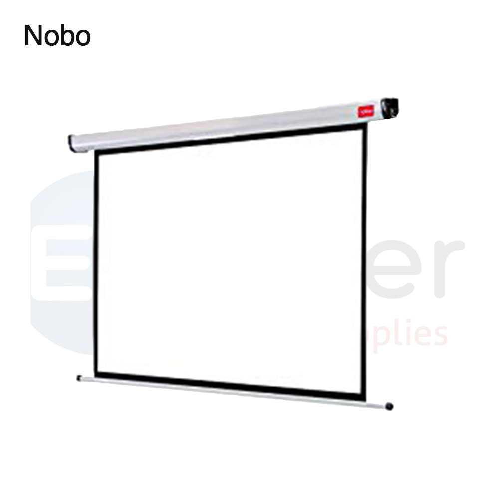 *Nobo Electric wall screen 192*144CM, With remote control