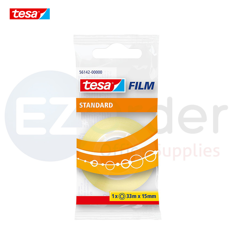 Tesa adhesive tape 15mmx33m yellow