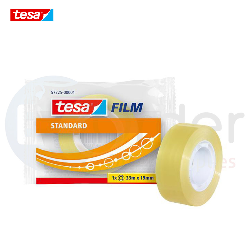 Tesa adhesive tape 19mmx33m yellow