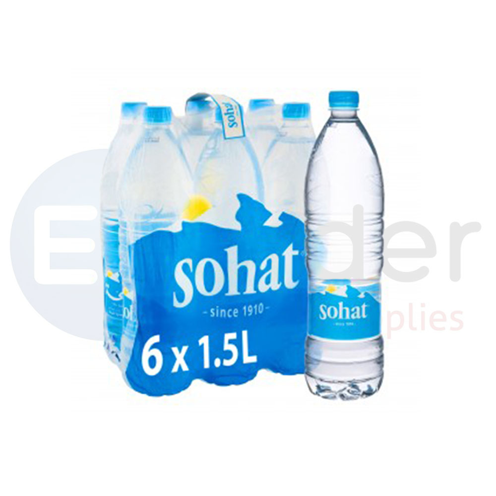 *Sohat Bottled water Large 1.5L (Pack of 6 )