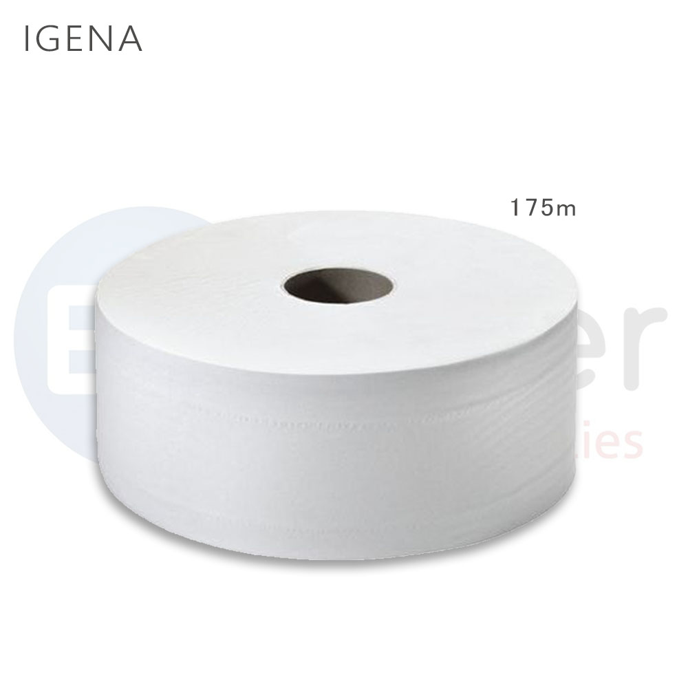 Igena maxi toilet paper 175m (12 rolls per box)