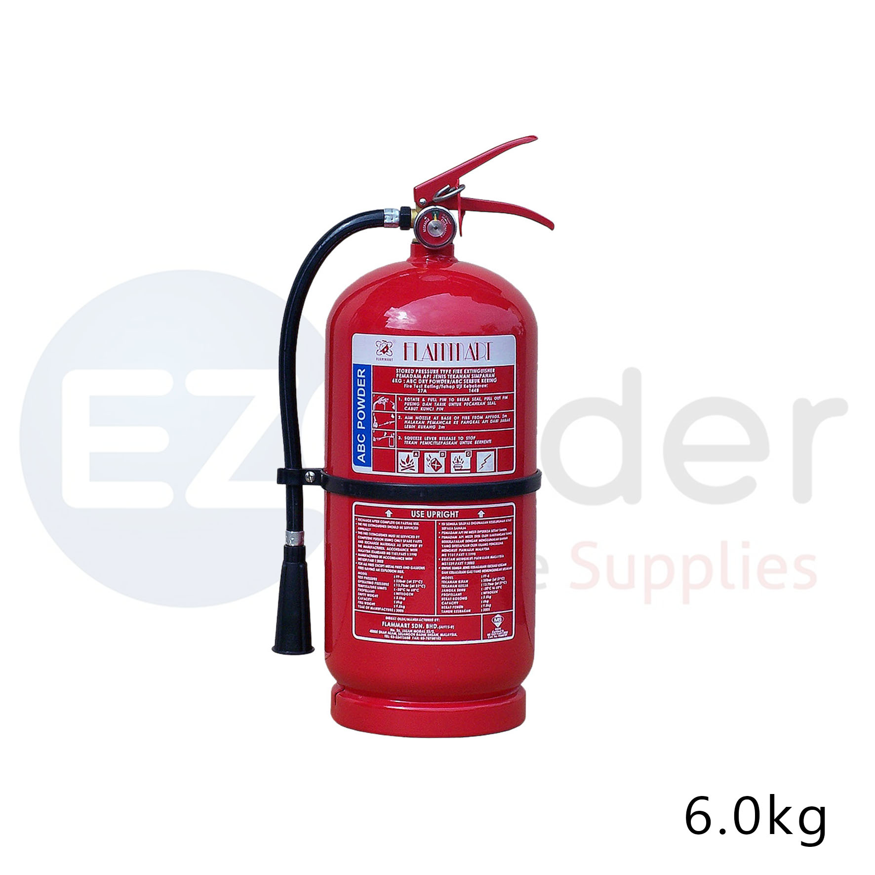 Fire extinguisher, CO2, 5kg.