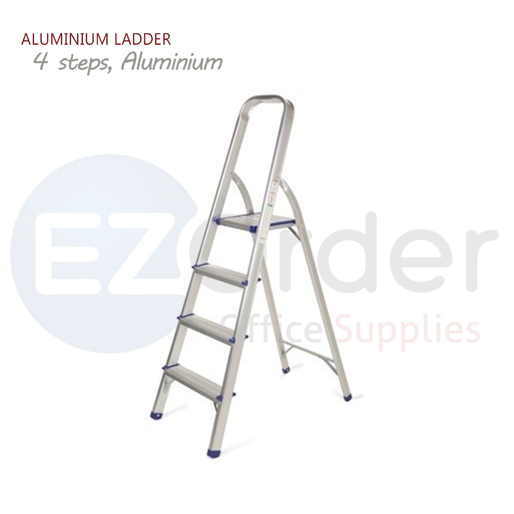 Ladder 4 steps aluminium