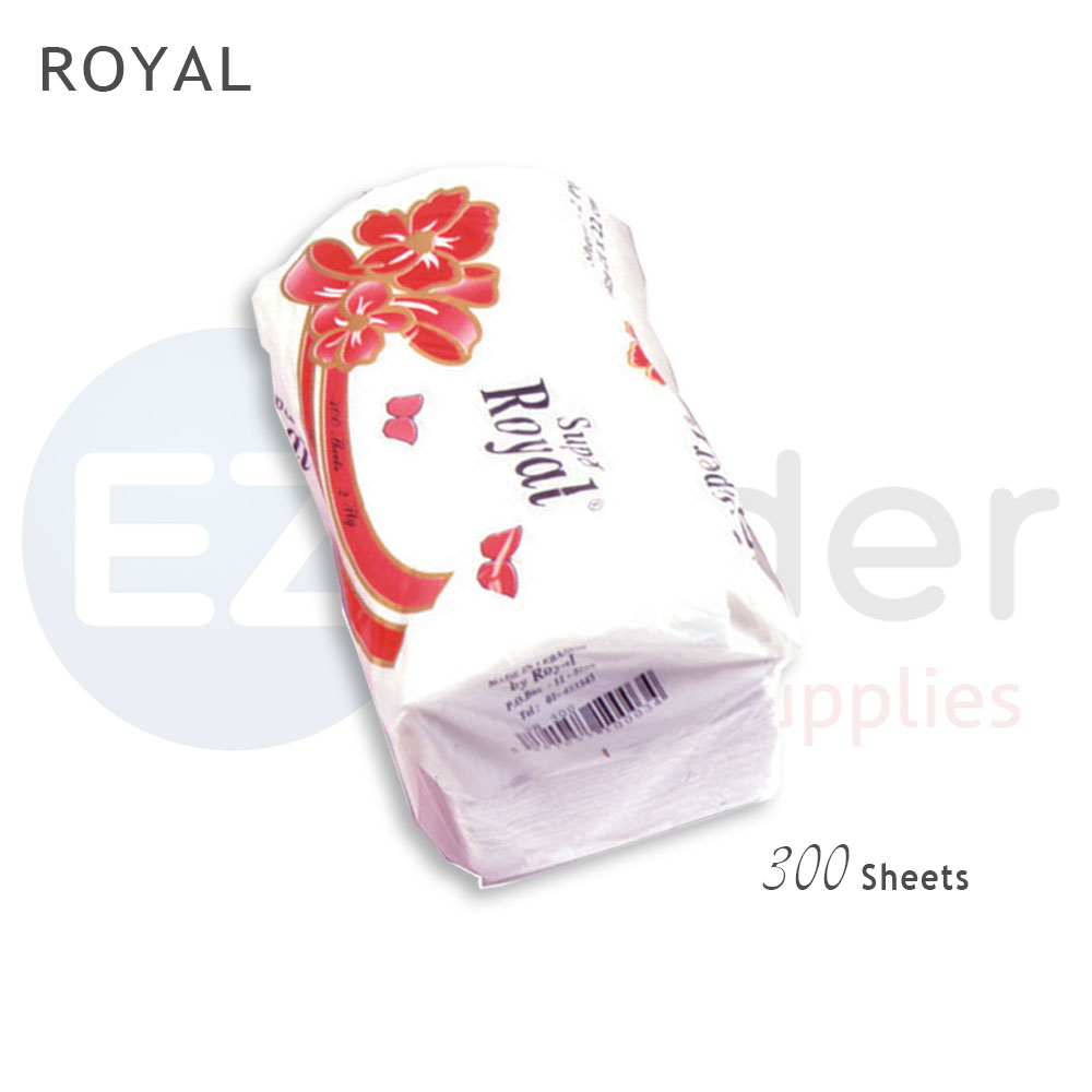 +Tissues  royal blue  300 sh. regular softness