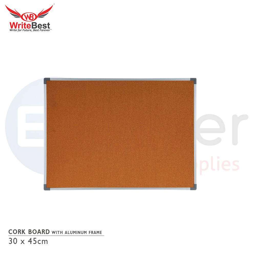 +Cork board,w/ alum frame, 30x45cm