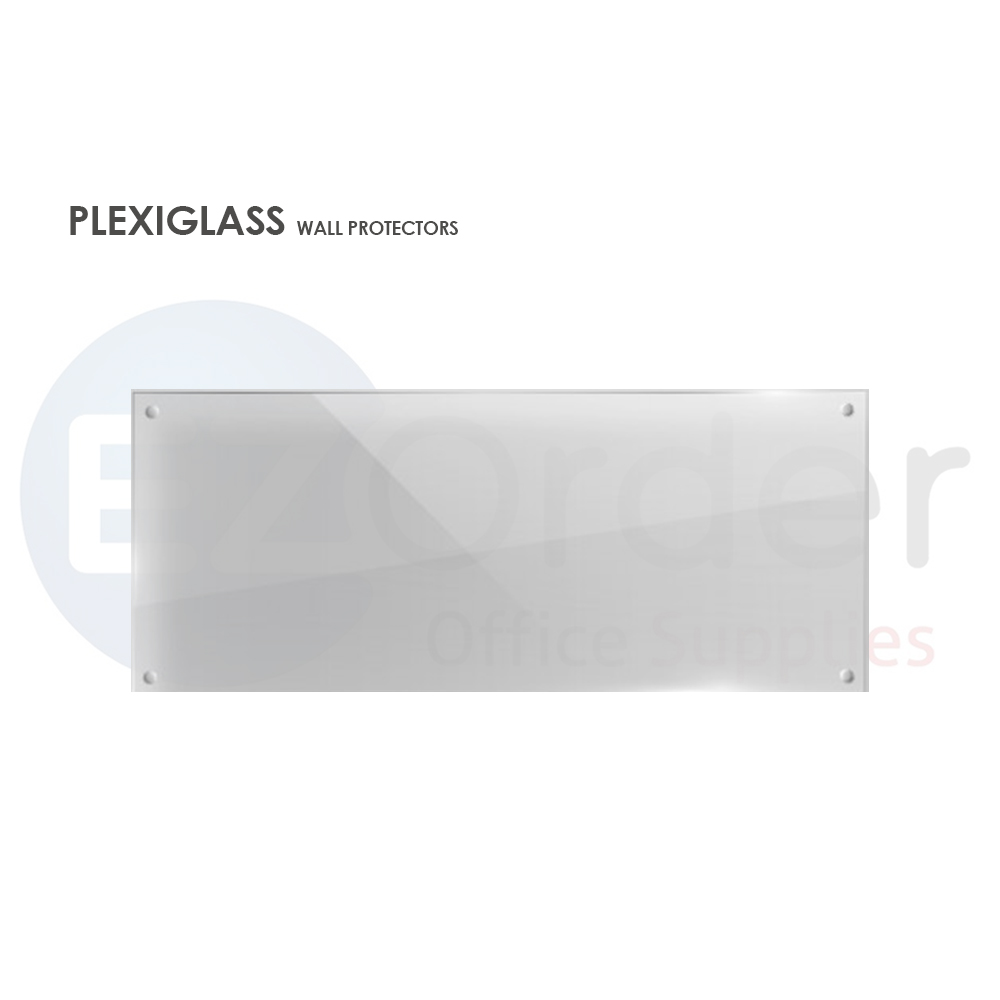 Plexiglass Wallprotector(50X100cmx3mm)With Screws