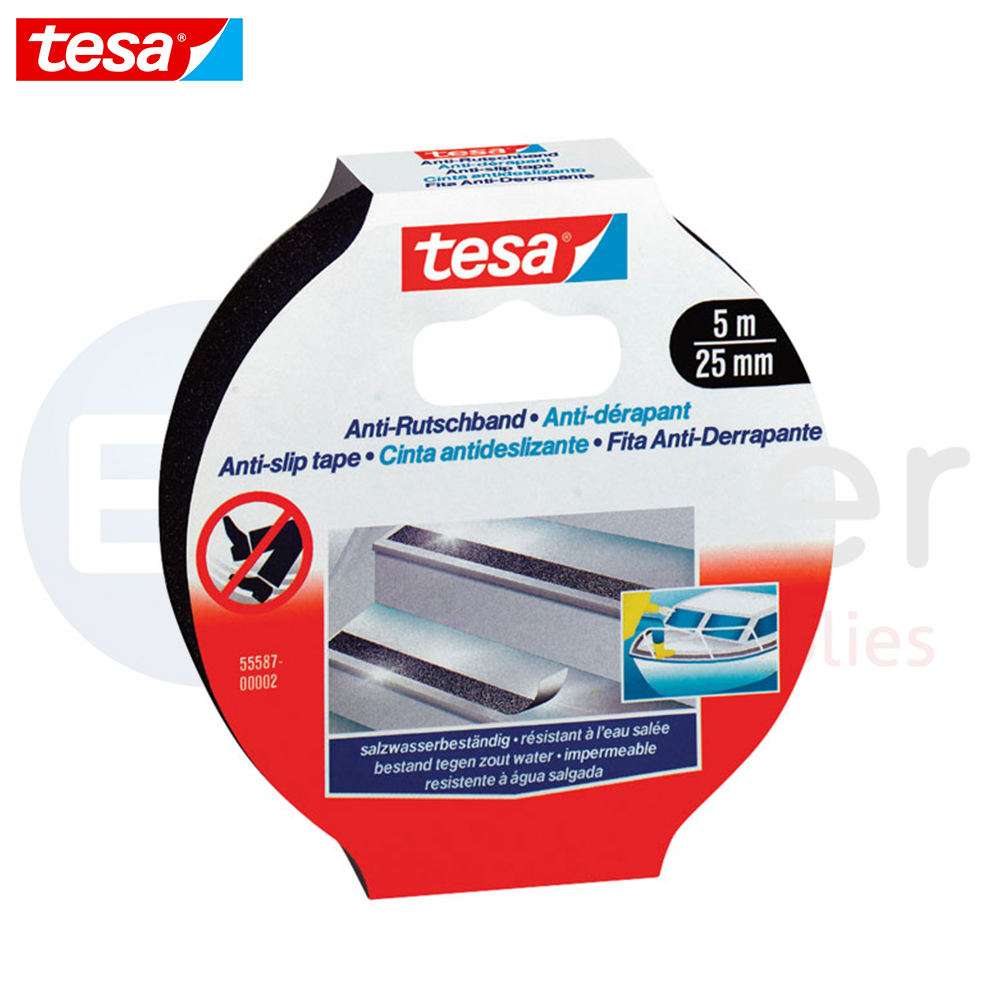 Tesa Antislip black tape 25*5m