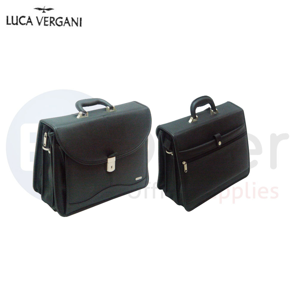 LUCA VERGANI Briefcase,4 front compartment+1 from back