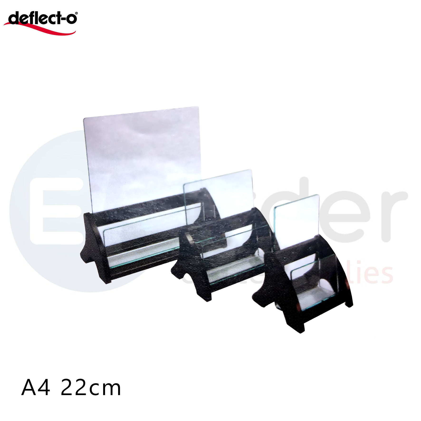 Deflecto wood&acrylicBrochure holder,A4