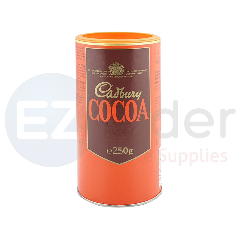 CADBURY CACAO POWDER, JAR 250GR (ORANGE COLOR)