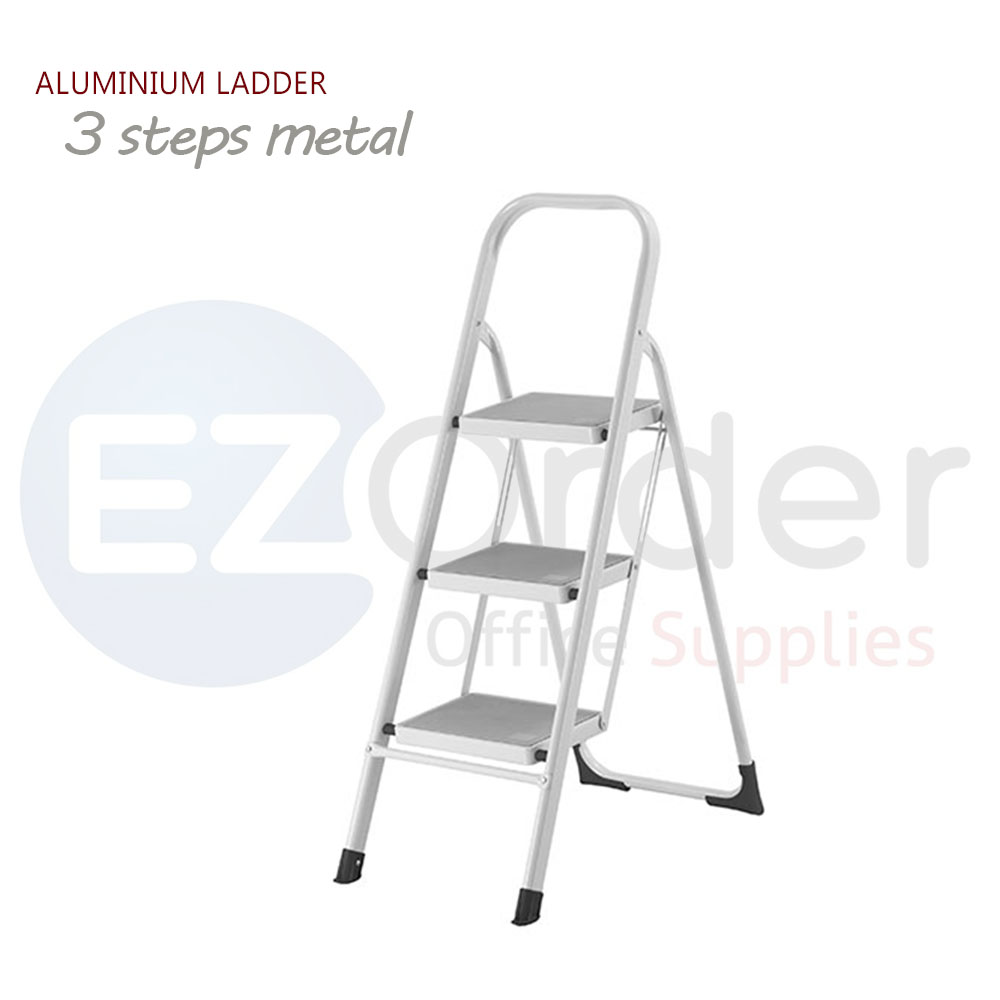 Ladder 3 steps metal