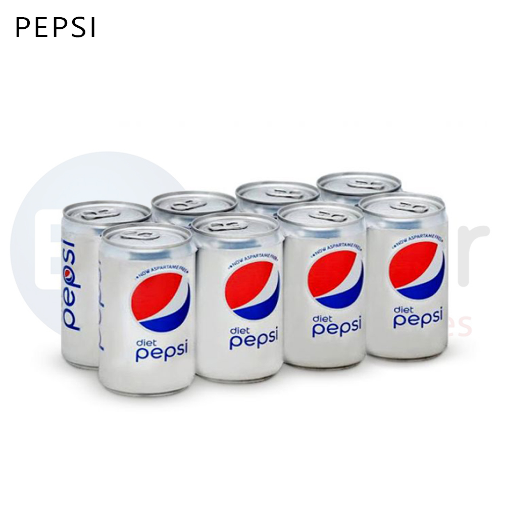 DIET PEPSI can 330ml pack/8