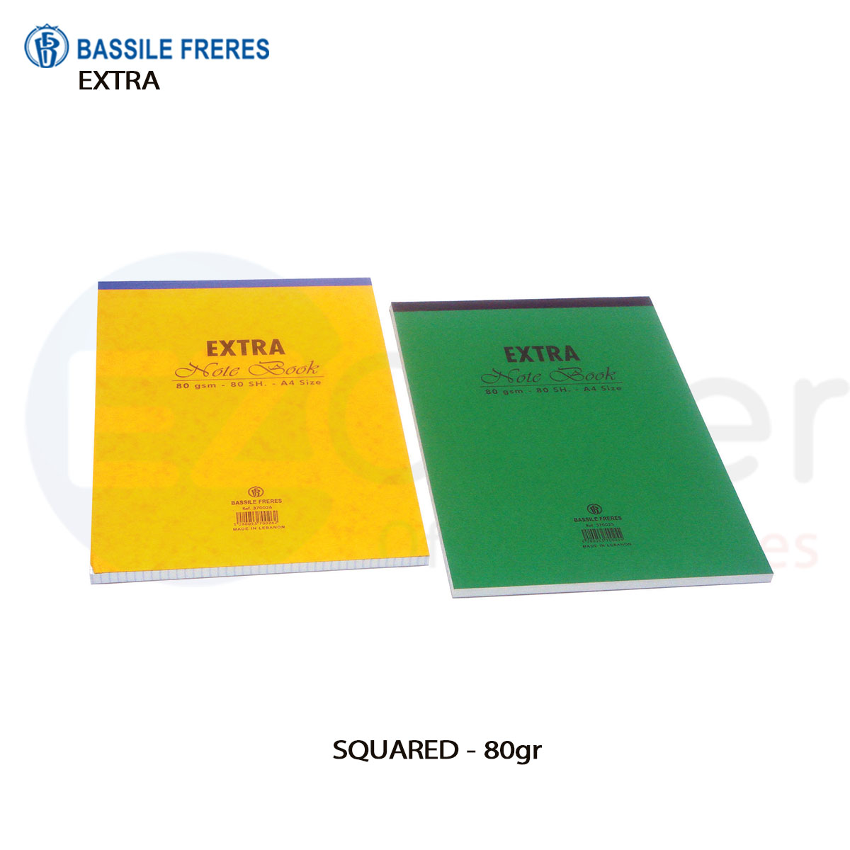 +Extra Note pad A4 Squares 80 sheets, 80gr