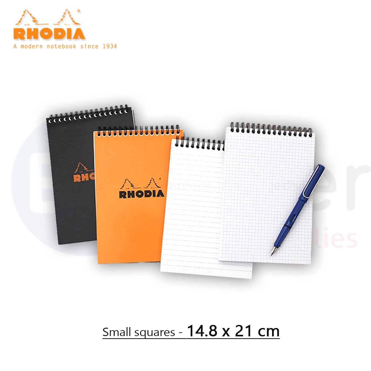 #RHODIA books spiral(14.5*21CM), A5,small squares