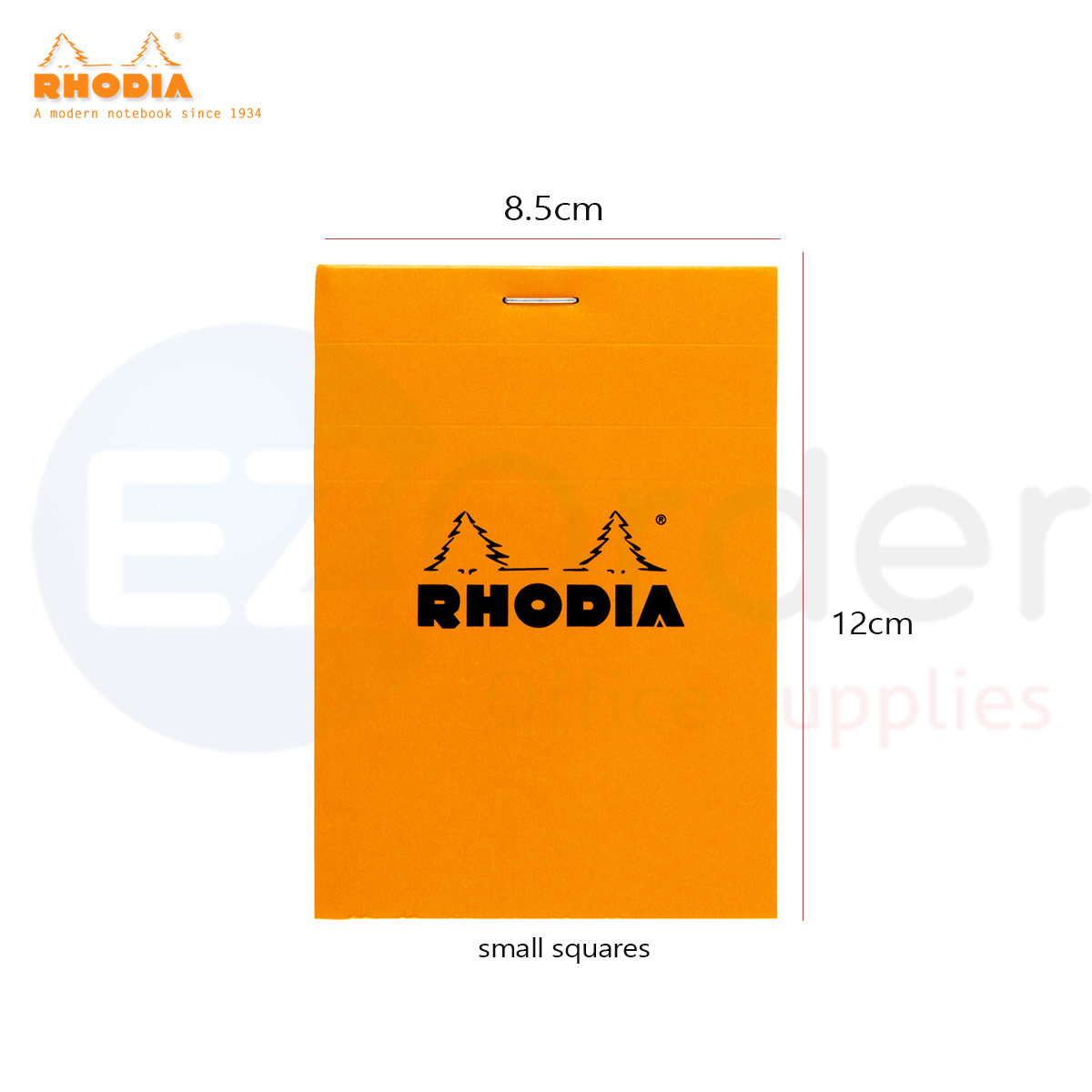 #+Rhodia blocNotes 8.5*12,80sh, squares,