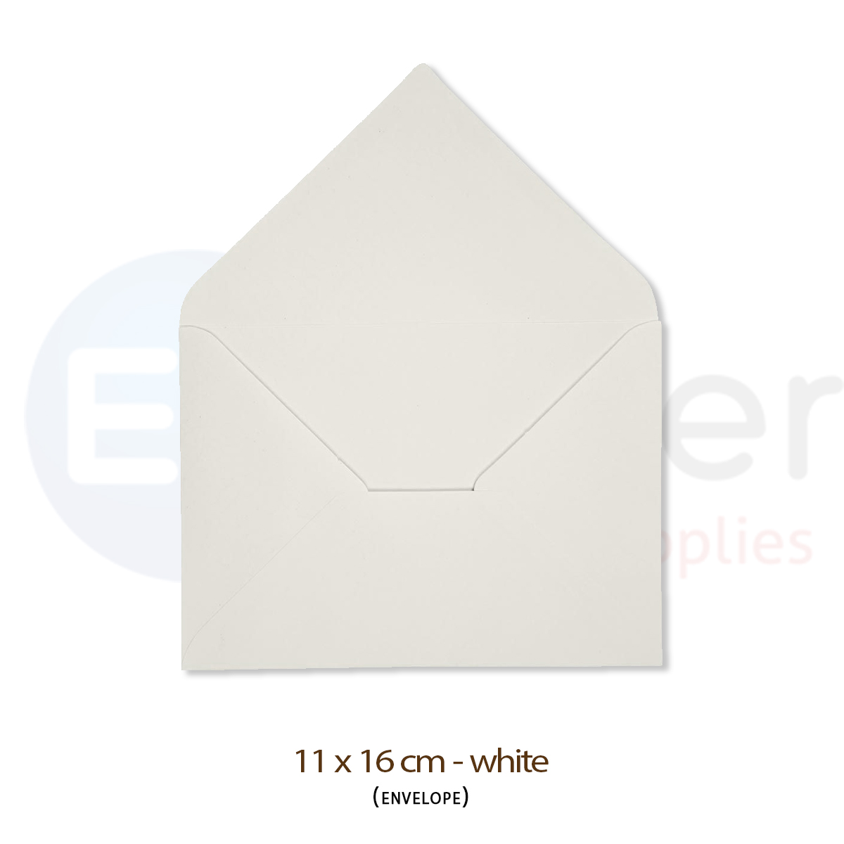 +White enveloppes(11x16cm)Pack of (25)