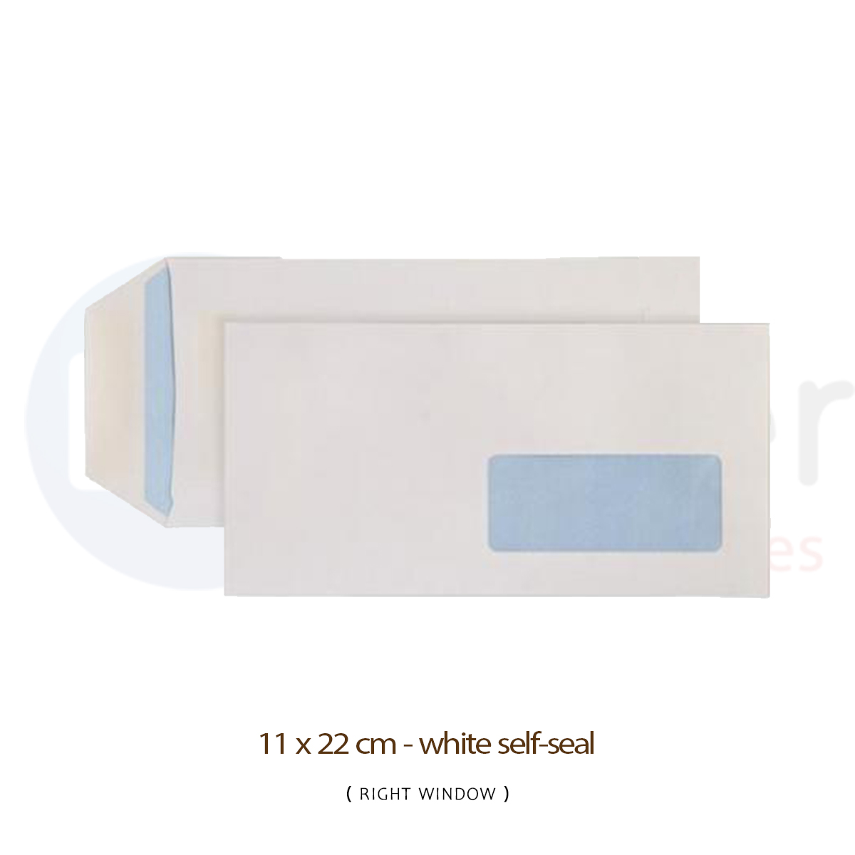 Window envelopes 11x22 Right (25)