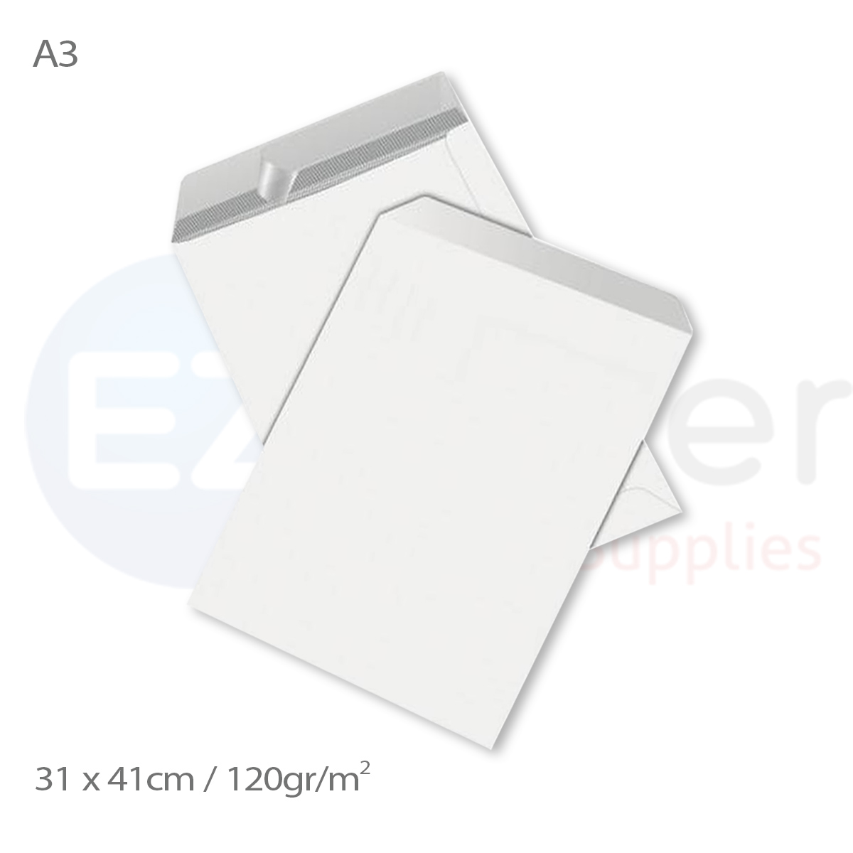 #White envelopes (31x41cm), A3