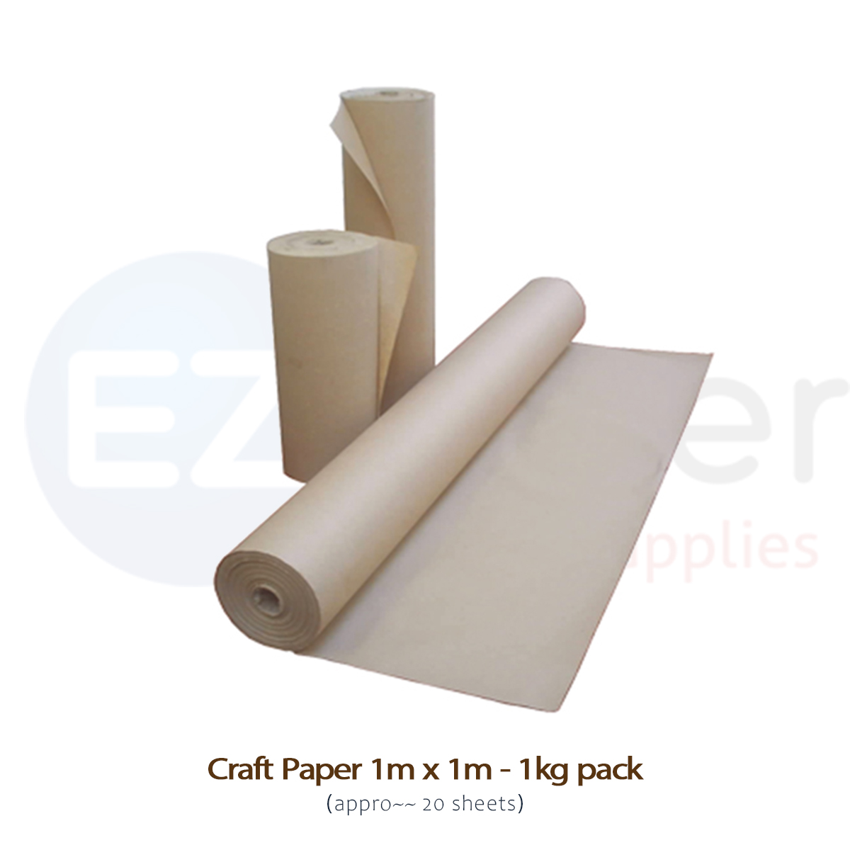 Craft paper, 1x1m, 1Kg (approx. +-20sh)