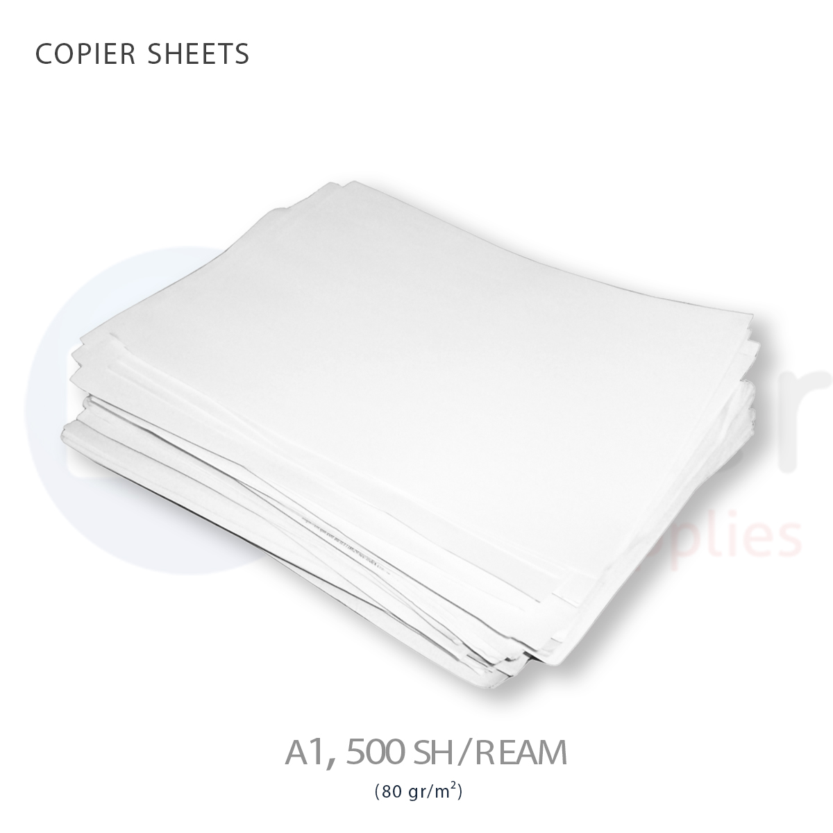 *Copier sheets A1 (59.40x84.1cm)500sheets 80grs
