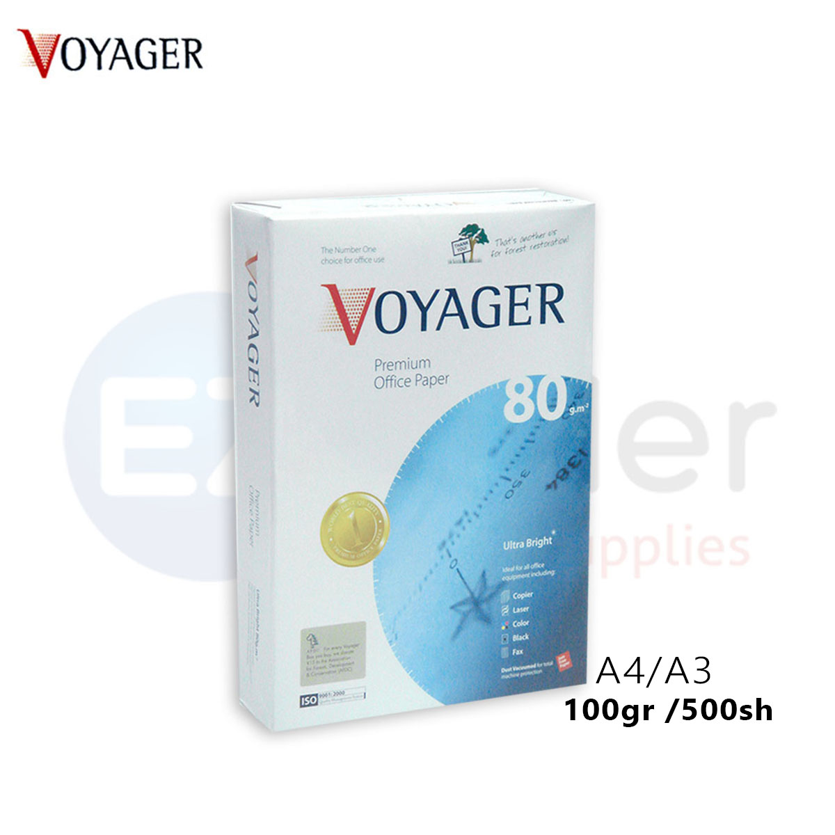 DCP coated 100gr. A3 paper 500/sheet