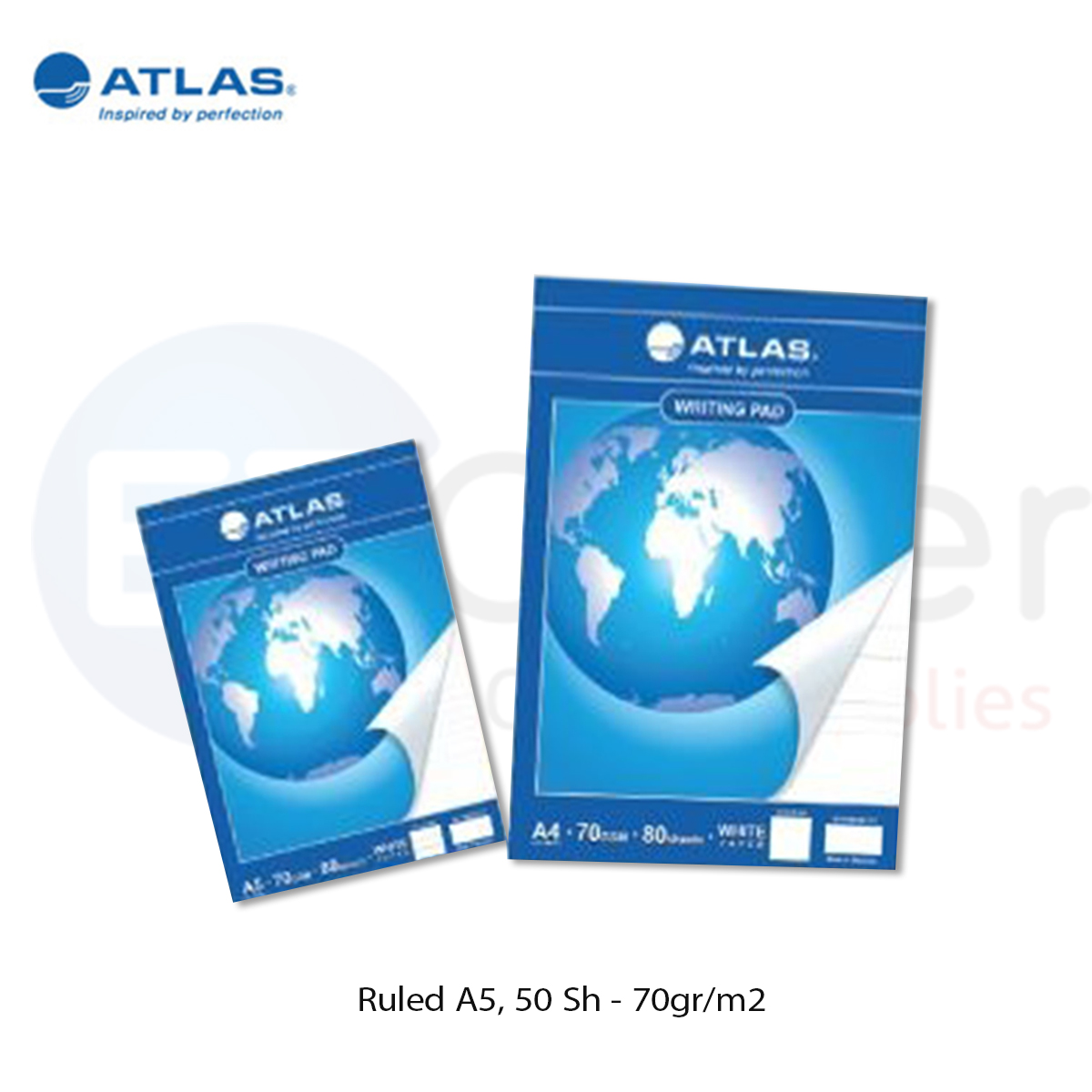 ATLAS pad A5 -50 sheets ruled