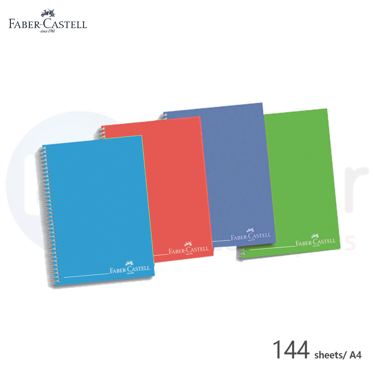 FABER CASTELL University copy book 144 sheets squares